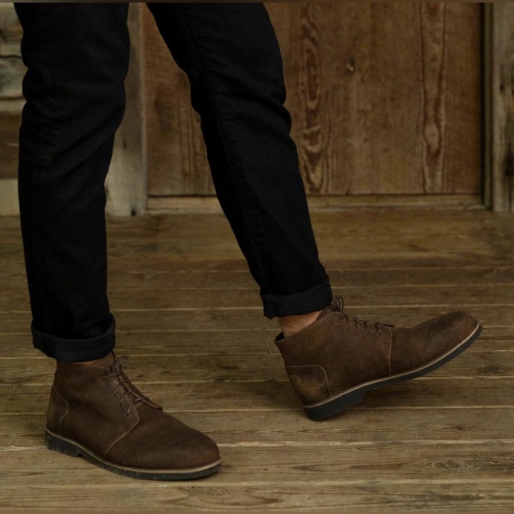 Nisolo Brown Leather Daytripper Chukka Boots Men's Size 11.5 Waterproof